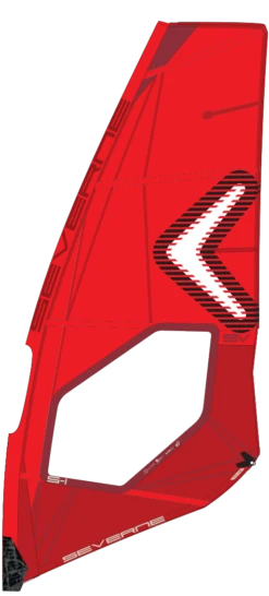 SEVERNE Windsurf Segel S-1 Red 2024 - 4.4 Red