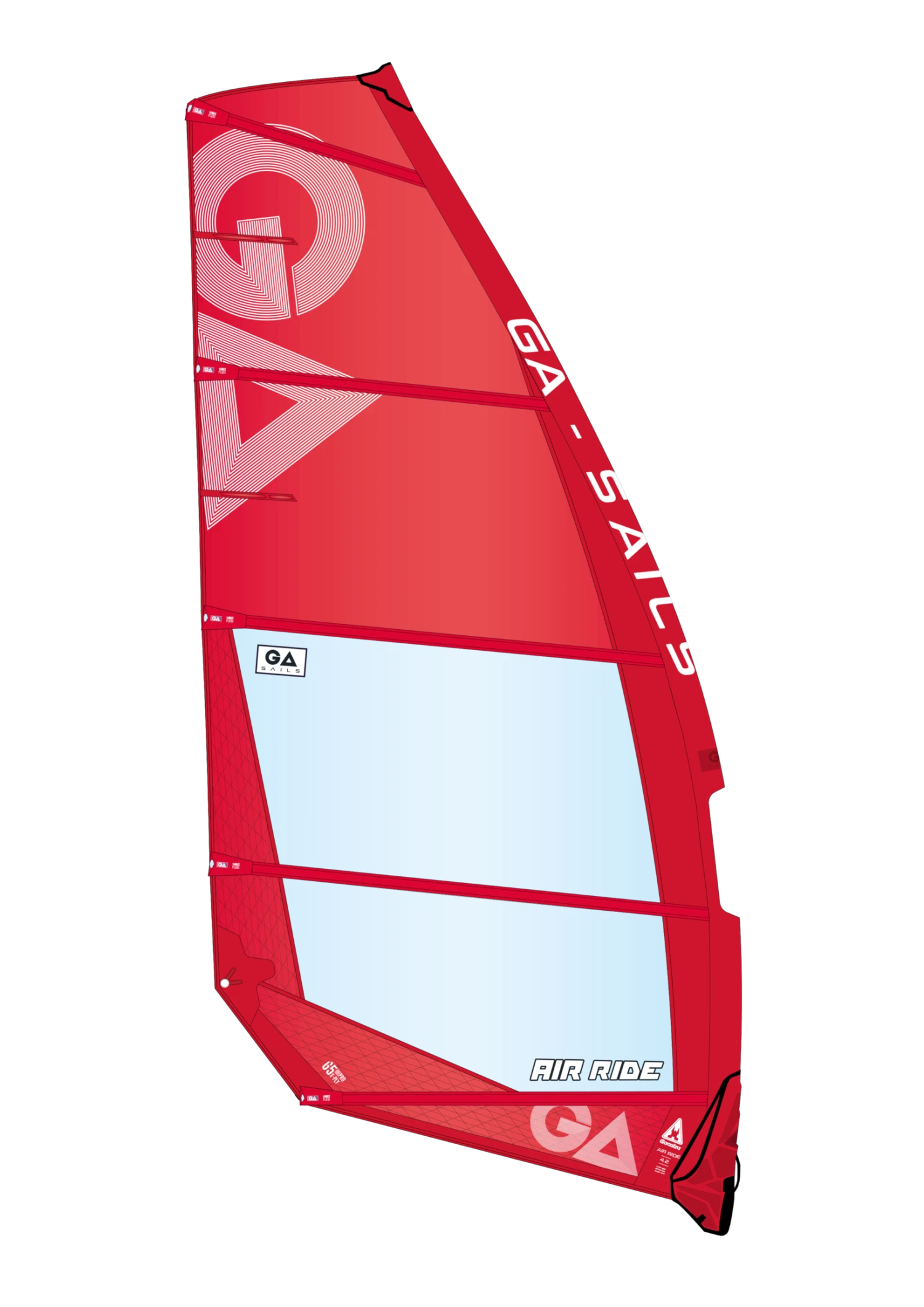 GAASTRA GA-Sails Windsurf Foil Segel AirRide 2023 - 5.7 C1 Blue – Bild 2