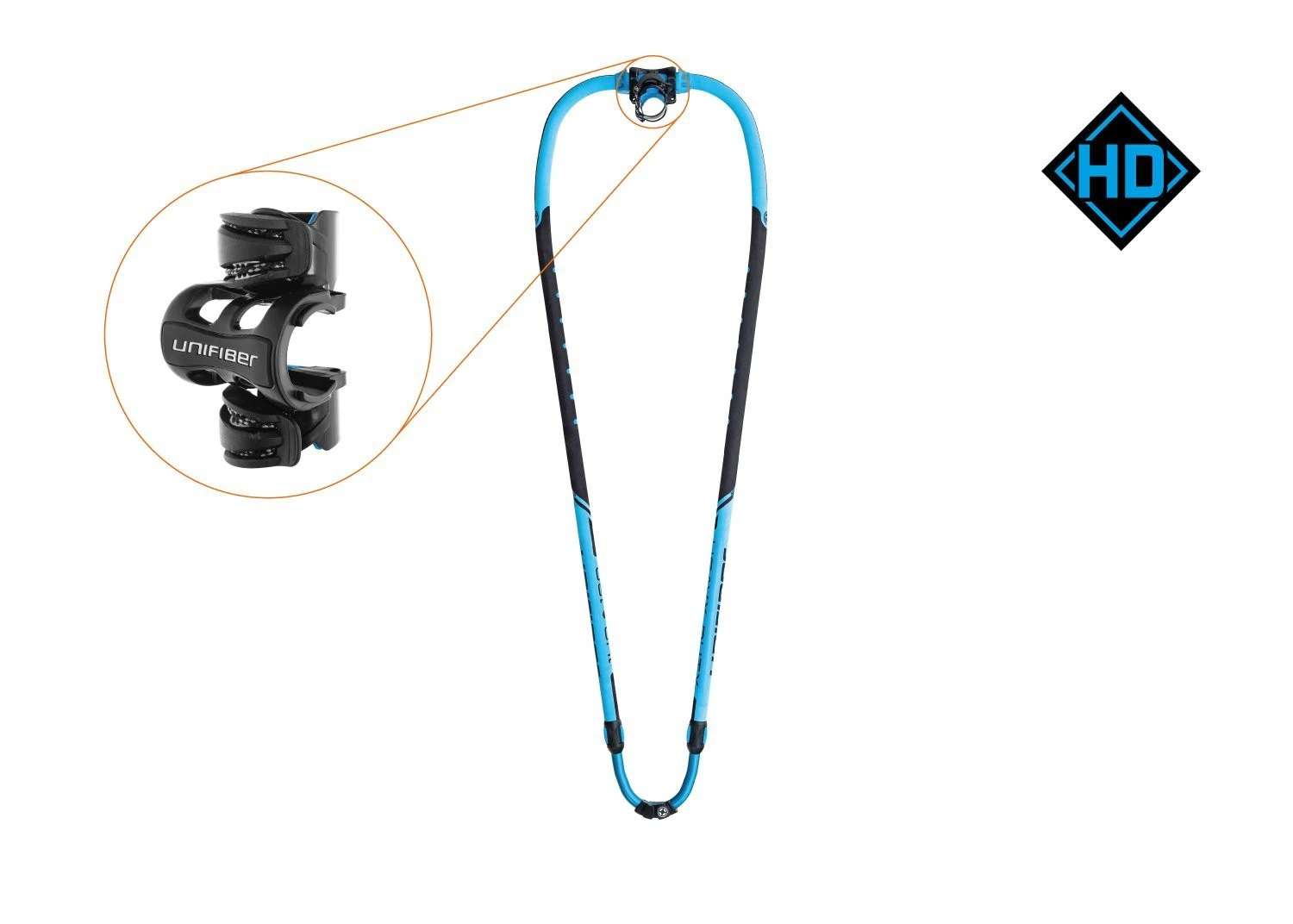 Unifiber Windsurf Gabelbaum Aluminium HD Monocoque 2023 - 140-190