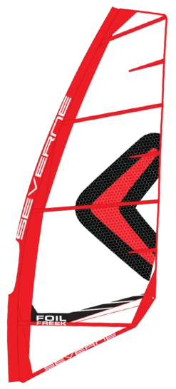 SEVERNE Windsurf Foil Segel FOIL FREEK Red 2024 - 4.0 Red