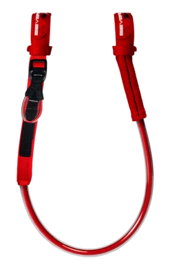 SEVERNE Windsurf Trapeztampen RACE ADJ HARNESS LINES V2 Red 2024 - 28-34