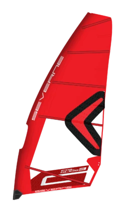 SEVERNE Windsurf Foil Segel FOILGLIDE 3 Red 2024 - 6.0 Red